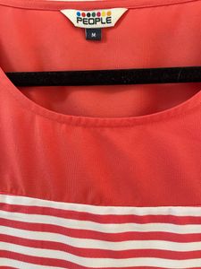 People  Brand Striped A-Line Dress