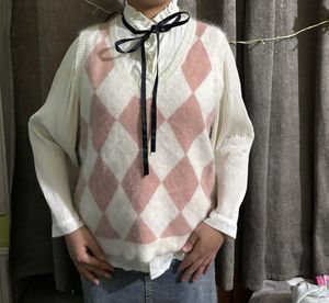 Argyle Knit Vest