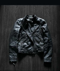 Lika rulla Black Leather Moto Jacket