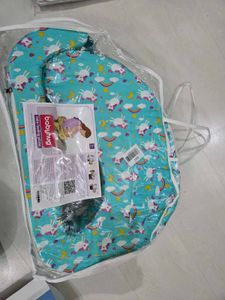 Babyhug Cotton Feeding Pillow With Belt