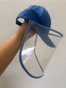 Blue Cap with Face Shield