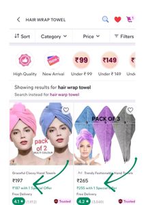 Price Drop On Absorbent Drying Hair Magic Towel