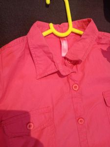 DJ &amp; C Solid Dress for Girls (Pink, 15-16 Years)