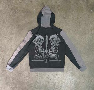 Rock Rebel 1986 Skull Edition⚡Gothic Hoodie
