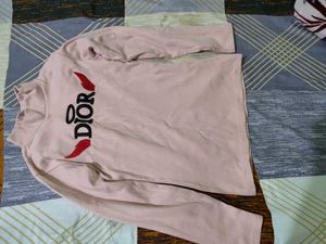 Cute Pink Long Sleeve Sweater