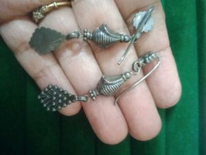 Pure Silver Vintage Earrings (Without Hallmark)