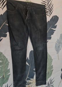 Dark Gray Denim Jeans