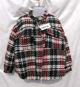 Y2k Plaid Flannel Shacket Jacket 🖤