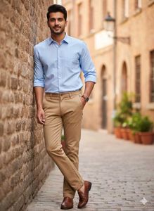 Khaki Chinos - Casual Comfort