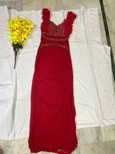 Elegant Red Gown
