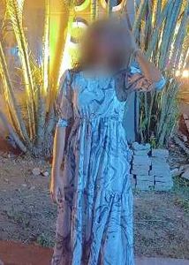 Elegant Blue Maxi Dress