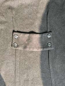 Chic Black Wrap Coat