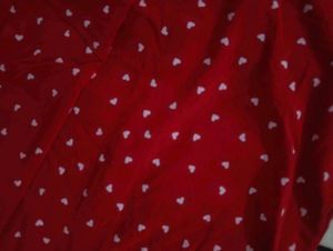 Red Heart Print Shirt