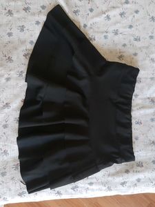 Black Mini Skirt With Layers