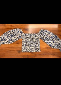 Floral Block Printed Top 💙