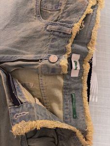 Unique Distressed Wide Leg Jeans