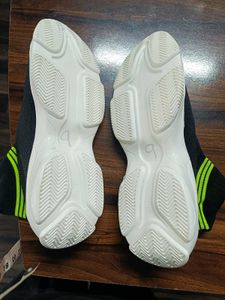 Black Sock Sneakers Size 9