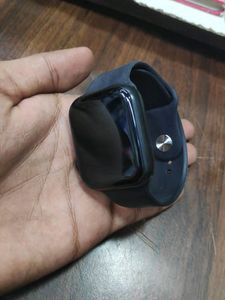Smart Watch Series 7 Series 7 Smart Watch with Bluetooth Calling, Extra Straps, Heart Rate Monitor,Fitness Tracker, Multiple Faces 50+, Full Touch Display (Pitch Black) for Men and Women &amp; IP67