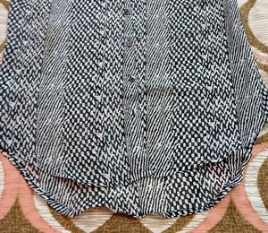 Grey Golden Shirt Top