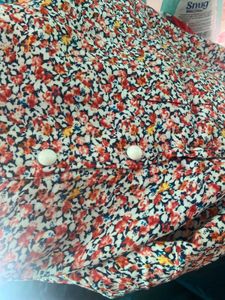Floral Print Botton Down Dres