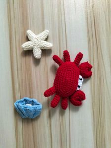 Crochet Crab 🦀 Starfish And Pearl