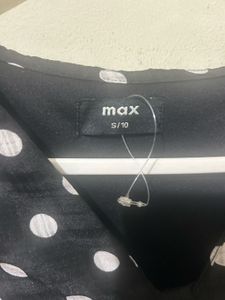 Black &amp; White Polka Dot Fabric