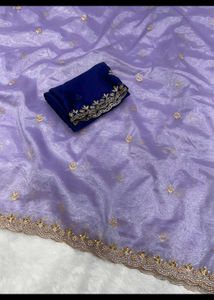 Elegant Lavender Saree