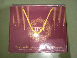 Testo Tea Cups &amp; Bowls Set