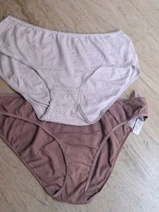 Combo Of  Six  Pure  Cotton  Panty N Hipster