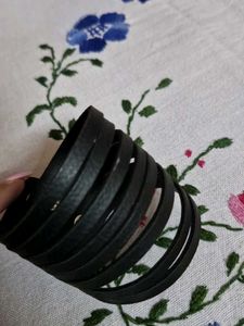 Black Leather Bracelet