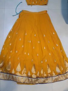 Backless Lengha Festive Mehendi