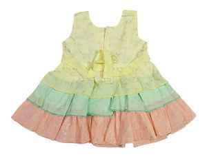 Cute Pink Ruffled Dress