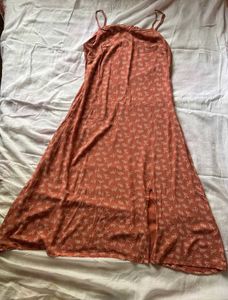 drawstring - detail midi dress