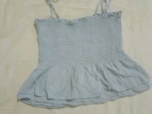Blue ❄️ Crop Top