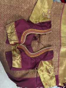 Pure Kanchi Silk Saree With Blouse