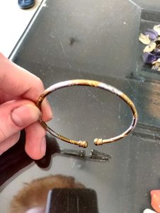 Elegant Dual -Tone Bangles
