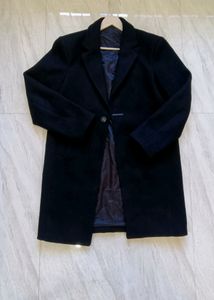 Enjeolon brand Unisex Long Coat/Over Coat Black