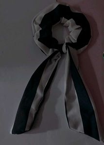 Striped Scrunchie Hair Tie