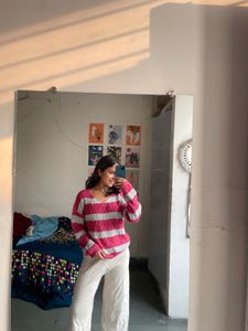 Striped Knit Sweater