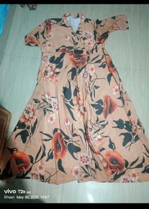 Floral Wrap Maxi Dress