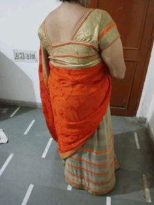 Haldi Mehndi Saree Designer Blouse