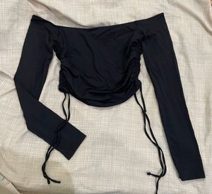Y2k Side Ruched Top