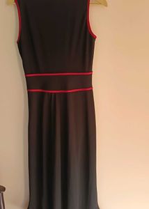 ABS Women Black Long Dress