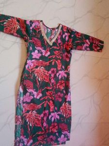 Floral Print Kurta