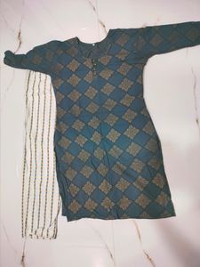 Grey Kurta Set