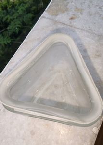 Transparent Glass Container With Steel Lid