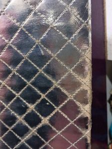 Silver Quilted Wallet