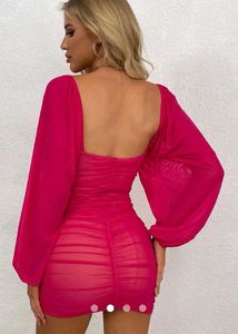 Pink Bodycon Mini Dress
