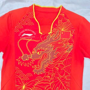 Oversized Dragon Print Tshirt / Goth