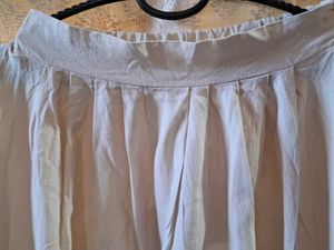 Elegant Beige Midi Skirt